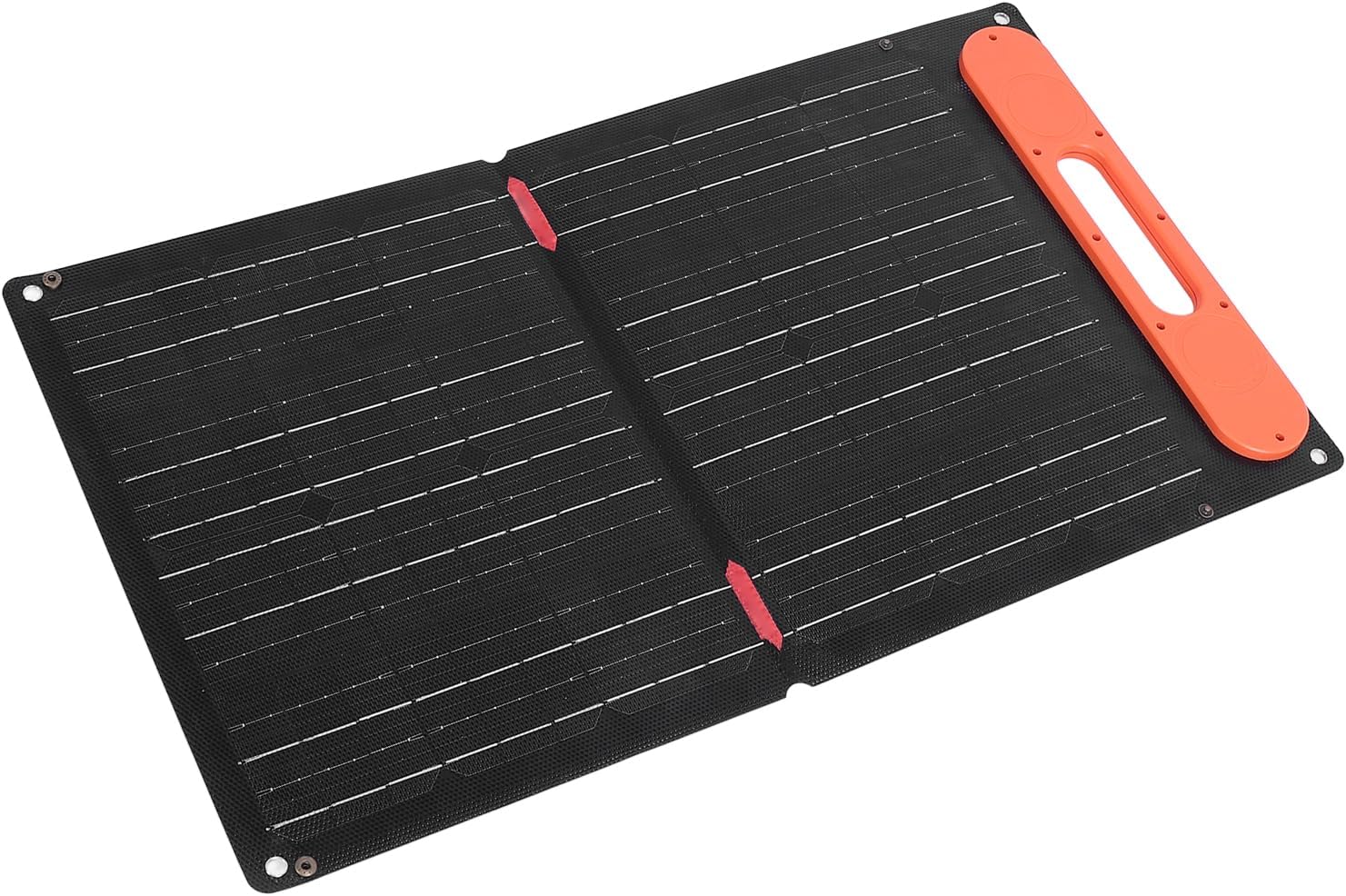 60W Efficient Dual Side Solar Panel Charger for Fast Charging Outdoor, Water Foldable Solar Panel with Magnetic Adsorption for Camping