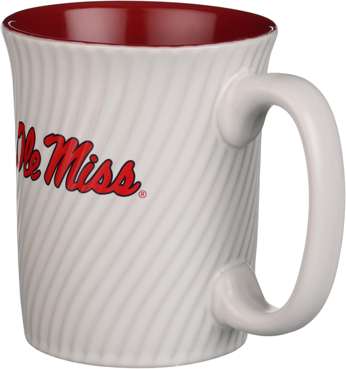 Officially Licensed NCAA Large Ceramic Coffee Mug - 15 oz Ceramic Coffee Mug - Premium Swirl Design, Team Logo Mug for Sports Fans - Game Day & Office Essential