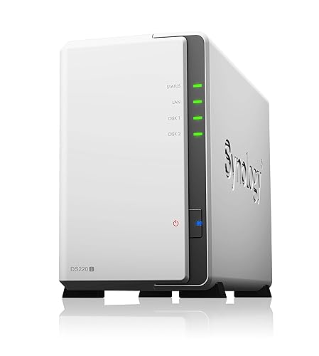 Synology DS220j 8 TB 2 Bay Desktop NAS | Installato