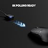 Pulsar Gaming Gears CrazyLight Series Wireless Gaming Mouse Ultra Lightweight 43g 1ms 32000 DPI Optical Swhich XS-1 Flagship Sensor X2H CrazyLight, Medium, Jet Black