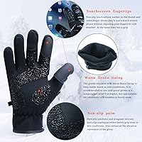 Vista 5 de Drasry - Guantes de pesca de neopreno con 3 dedos descubiertos, compatibles con pantalla táctil, cálidos, adecuados para clima frío, para hombres