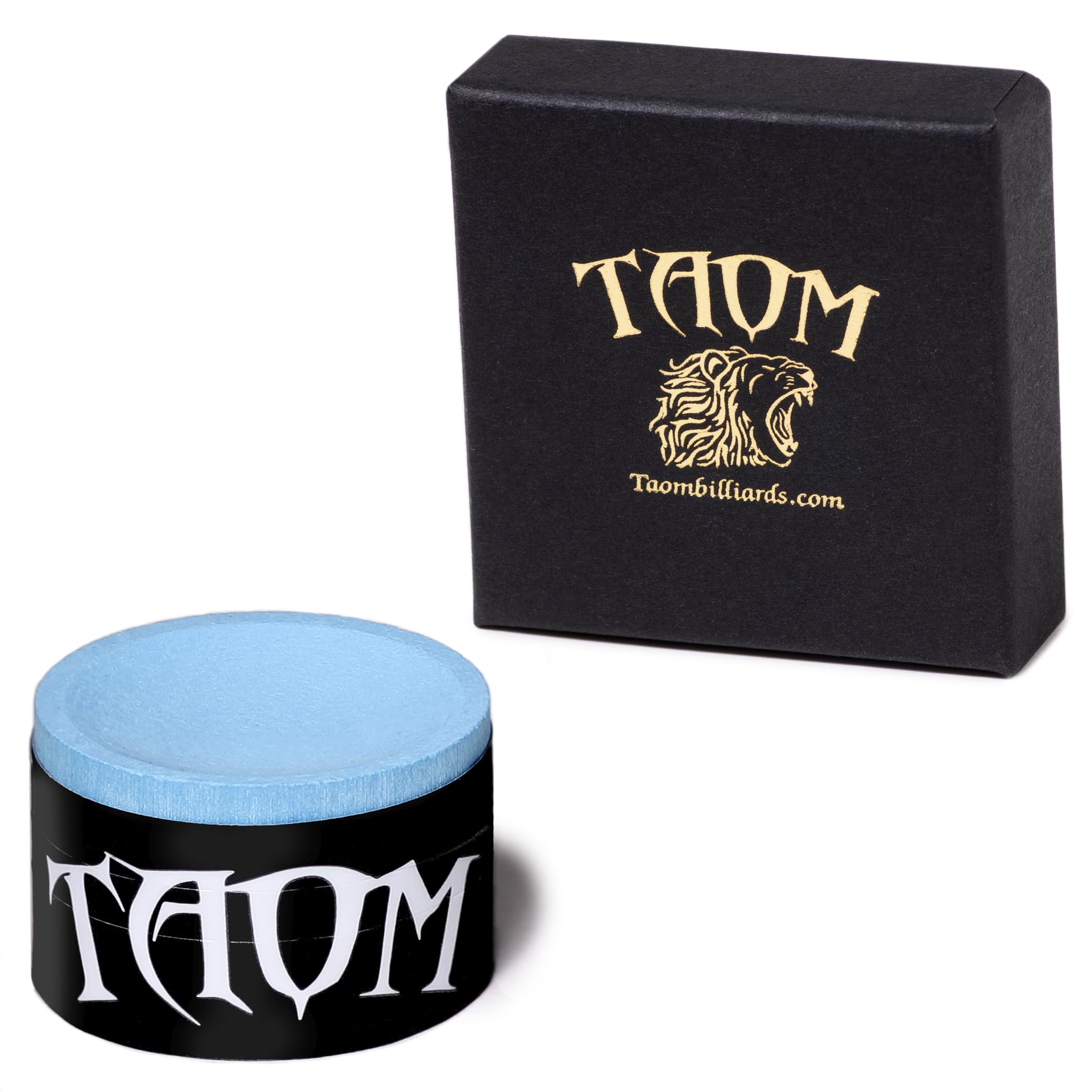 TAOM Pyro Billard Billard Queue Premium Kreide blau in Markenbox