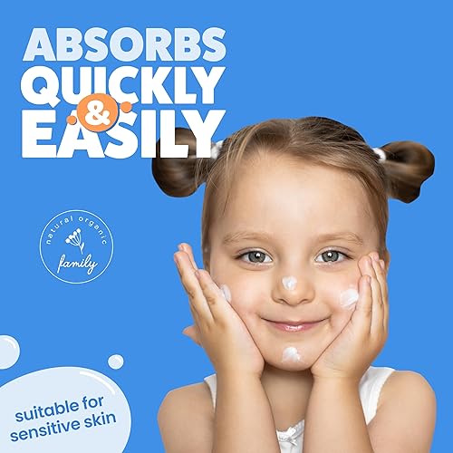 Miniatura 5 de Crema facial para niños, crema hidratante suave y calmante con ingredientes naturales para pieles sensibles y todo tipo de piel, sin fragancia