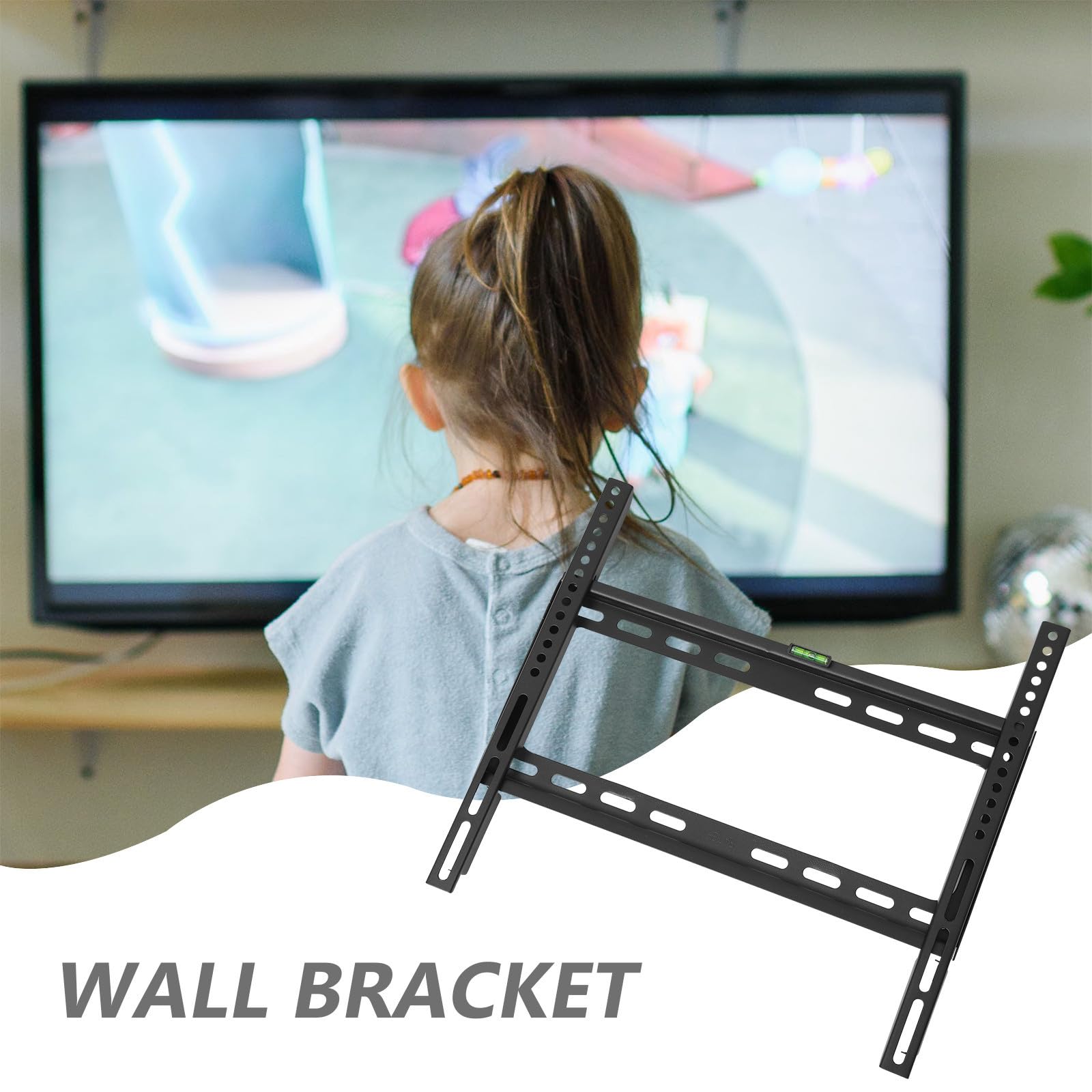 Soporte de Pared para TV de 26 a 63 Pulgadas de Hierro Negro