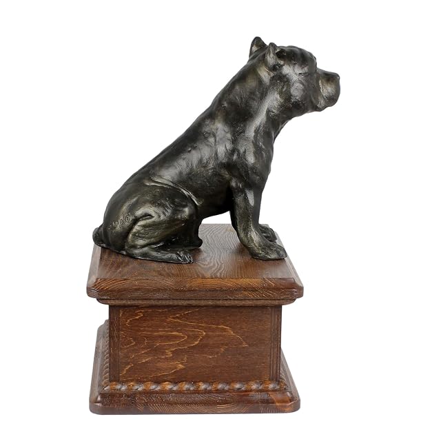 Foto 5 de 8 de Art-Dog Urna para Cenizas de Perro - Memorial Hecho a Mano con Estatua de Bronce Fundido en frío