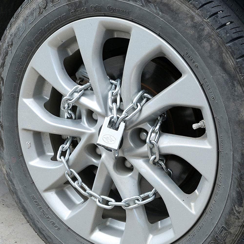 SagaSave Bicycle Door Chain Lock, with 1 Pc Half Pack Padlock and Keys, 6 mm Thick Motorcycle Lock, for Indoor Outdoor, Gates, Fence (1 m/39.4'' Long)