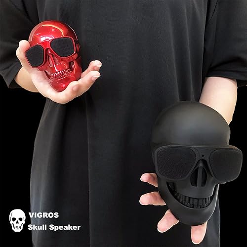 Miniatura 5 de Altavoz de calavera portátil Bluetooth Mini altavoces estéreo de graves compatible para PC de escritorio, portátil, teléfono móvilreproductor MP3MP4