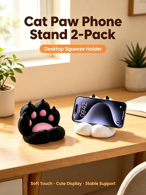 ChayWillow 2-Pack Cat Claw Desktop Phone Stand – product photo 8 of 8