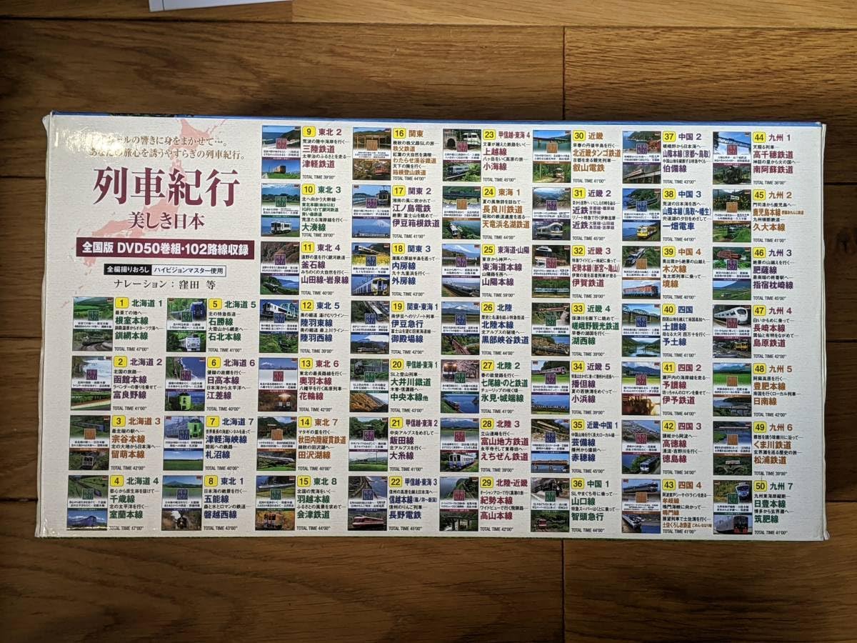 Amazon.co.jp: 美しき日本 列車紀行 DVD-BOX 全50巻（第一集＋第二集 