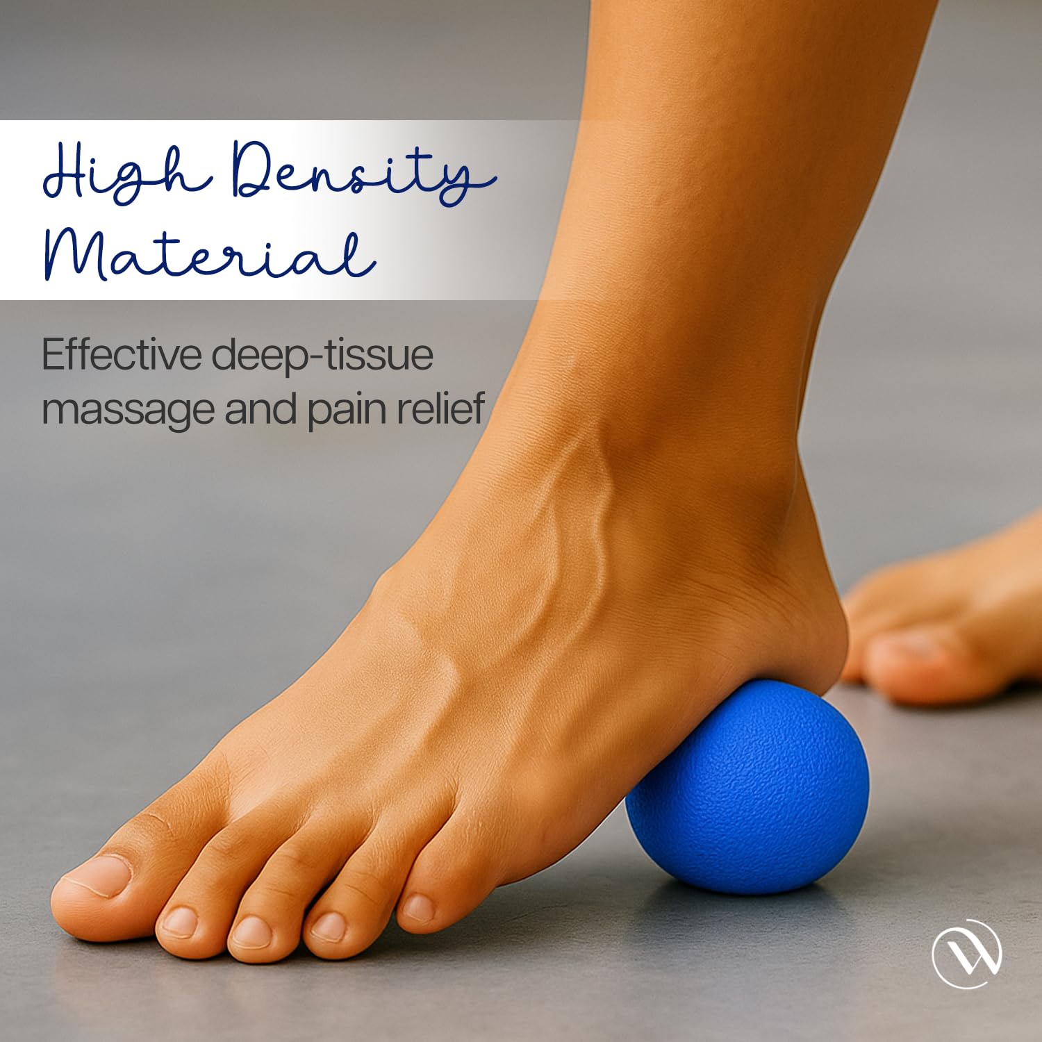 Wiselife Deep Tissue Foot Massager Ball | High Density Massage Roller For Pain Relief, Physiotherapy For Back, Foot & Hand | Trigger Point Therapy Massage Ball For Recovery (Sky Blue) - Image 4 thumbnail