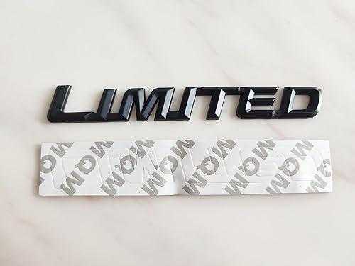 Miniatura 4 de 2 calcomanías metálicas cromadas adecuadas para maletero de guardabarros (negro)