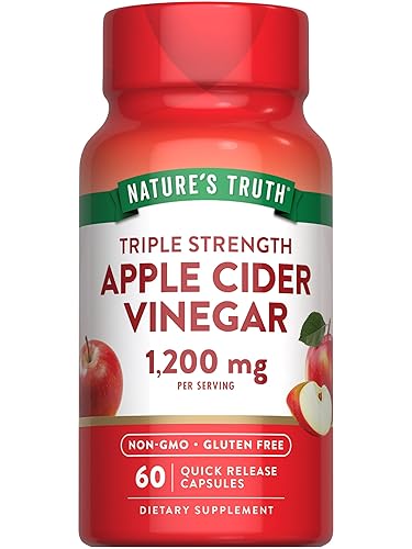 Nature's Truth Apple Cider Vinegar Capsules | 1200mg | Quick