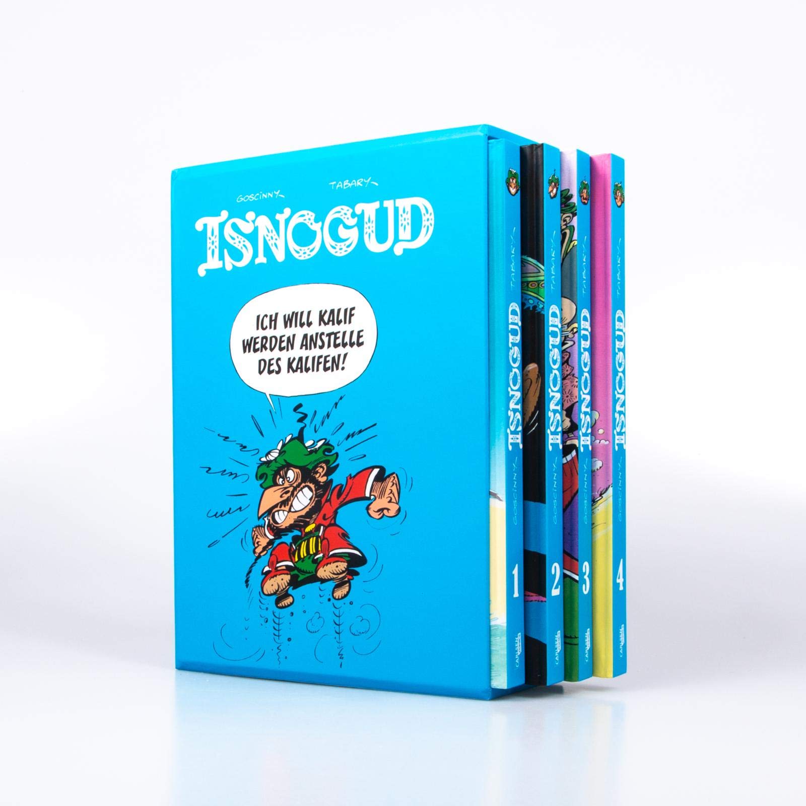 Isnogud Collection: Die Goscinny-Jahre - Hardcover-Schuber: Asterix-Autor René Goscinnys beste Comics in vier edlen Sammelbänden