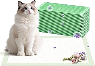 Gardner Pet Cat Pads Refill 30Counts, Extra Strength Odor Control Cat Pee Pads with Floral Fragrance for Breeze Litter System, 16.9"x11.4" Heavy-Duty Absorption for Multi-Cats