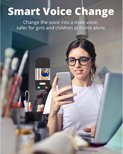 Miniatura 5 de Timbre de puerta de video con anillo inalámbrico, audio de 2 vías, cámara inteligente de puerta con campanillas, timbre de puerta de seguridad para