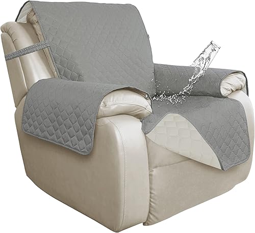 Miniatura 12 de ISSUNTEX - Fundas de sofá de doble protección 100% impermeables para sala de estar, fundas reversibles para sofá de 3 cojines, protector de muebles