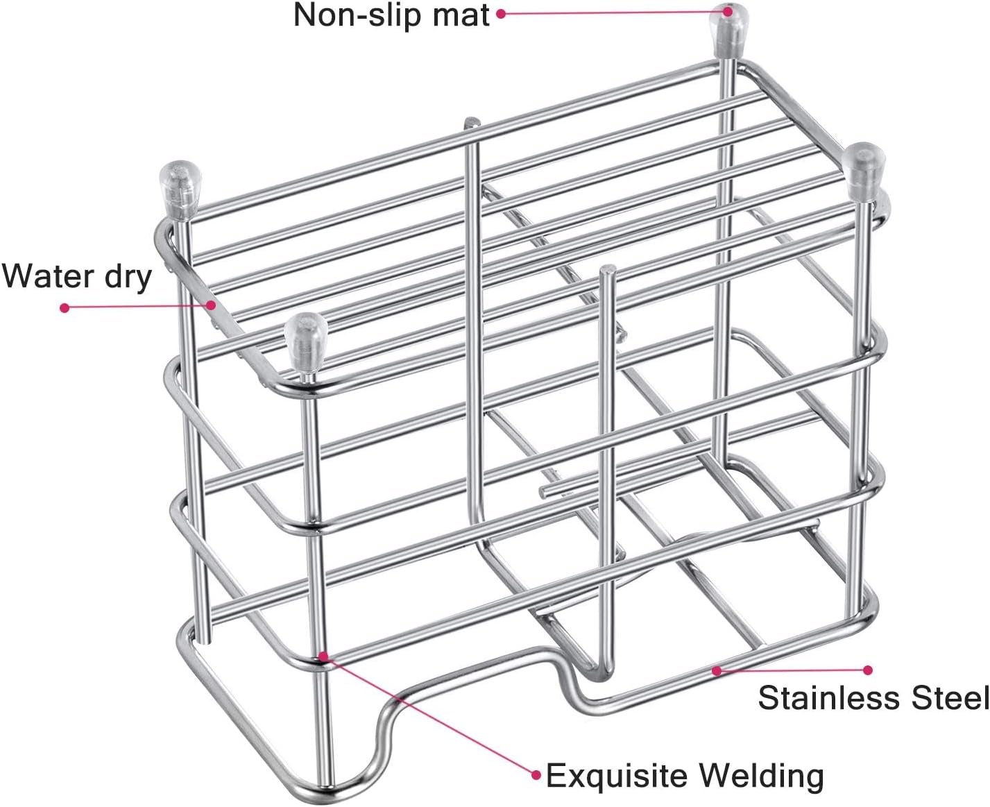 HB LIFE 人気 歯ブラシスタンド ステンレス 置き型 歯ブラシホルダー 歯ブラシ立て 電動歯ブラシ 防錆 多機能 洗面所 洗面用品