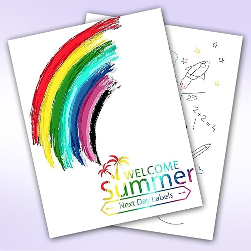 Miniatura 9 de NextDayLabels - Cartulina de cubierta de 80 libras (7.62 ozm), 50 hojas por paquete, ideal para impresión, proyectos escolares, volantes,