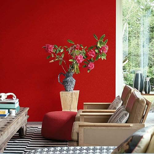 Miniatura 76 de Abyssaly - Papel tapiz amarillo para despegar y pegar, extraíble, para dormitorio de niñas, autoadhesivo, textura de seda en relieve, papel adhesivo