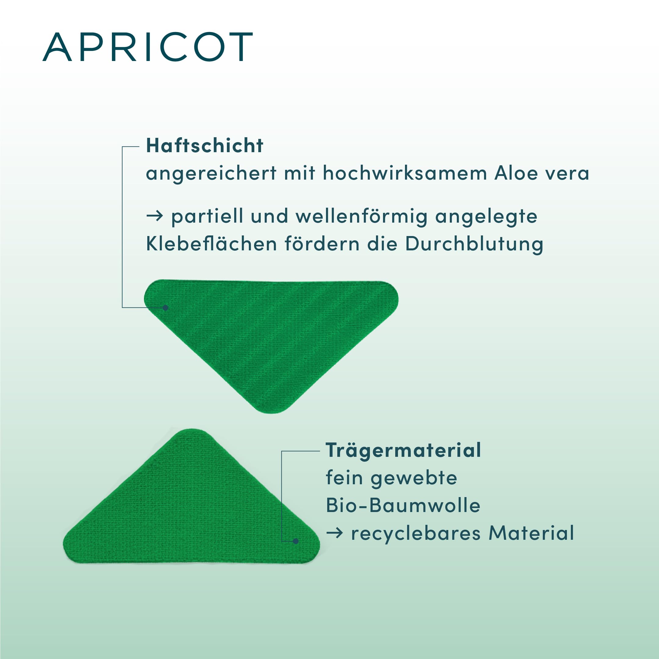 APRICOT “aloe vera“ Zornesfalten Pflaster I Facial Patches zur Minderung von Zornesfalten, mit Aloe vera I Anti Falten Pflaster 60 Stck. I Wrinkle Patches Faltenpflaster