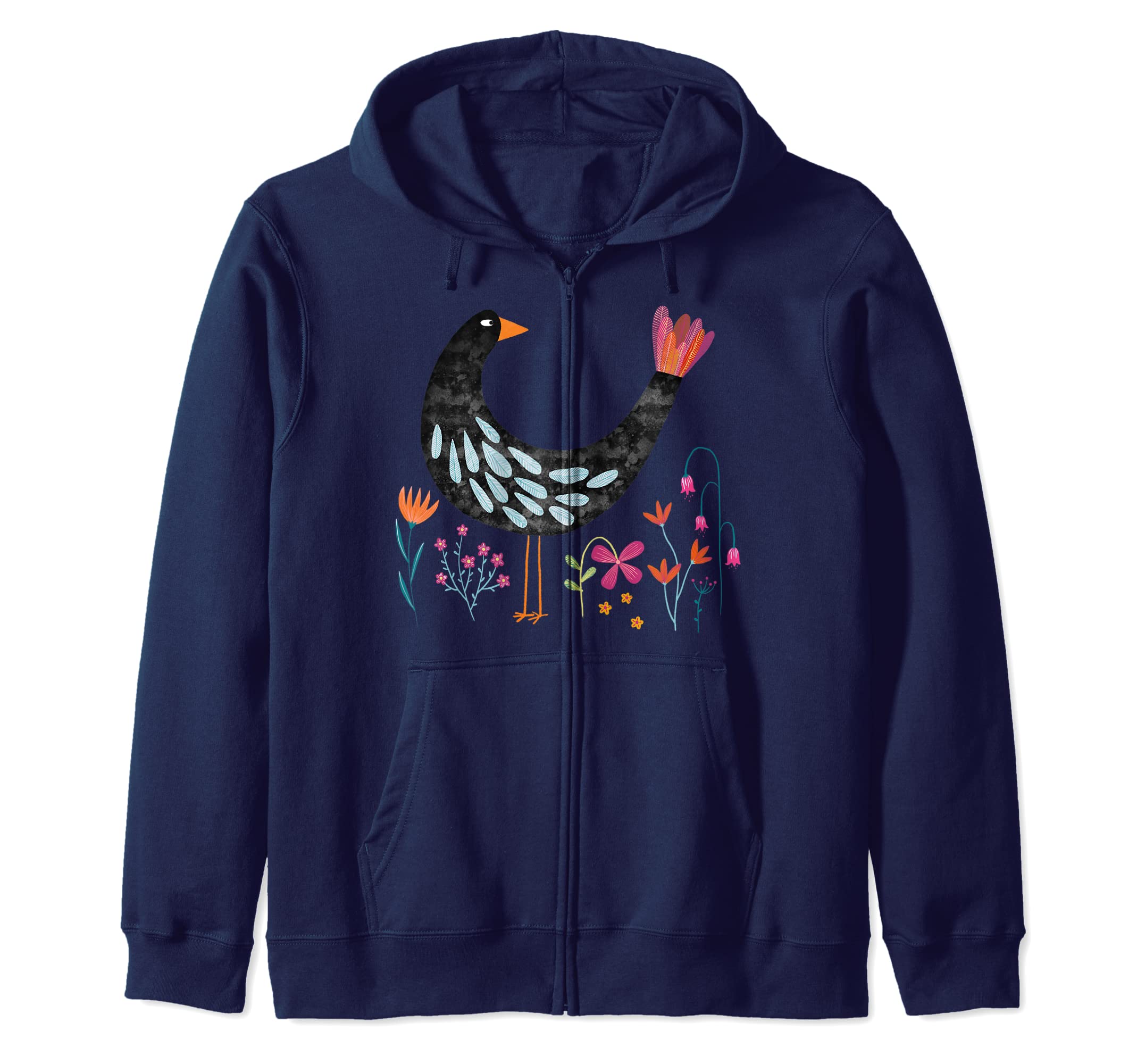 Birds Have Magnificent Tailfeathers Zip Hoodie