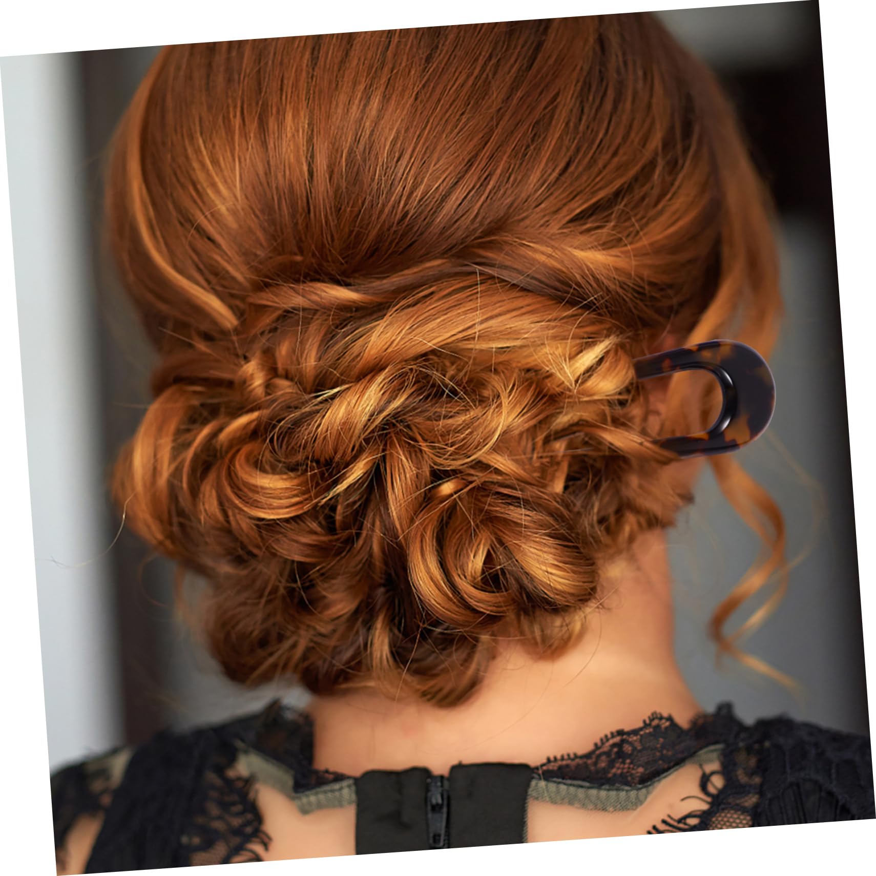 Healeved 12stücke U-förmige Haarnadeln Acetat Wellenförmige Haarspangen Für Stilvolle Haarschmuck-accessoires Verschiedenen Farben Schildpatt Für Frisuren