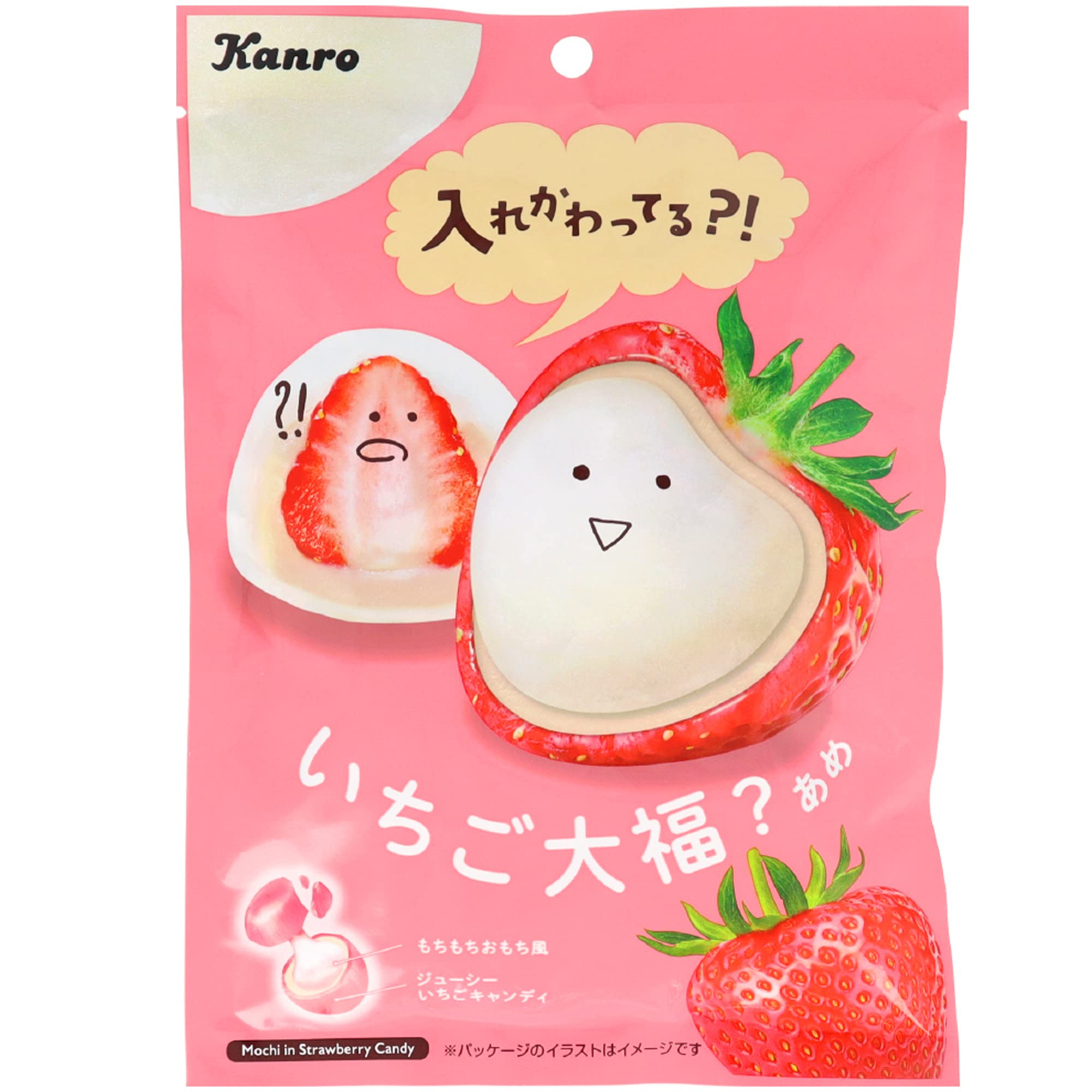 Amazon | カンロ いちご大福？あめ 60g×6袋 | カンロ | ミント