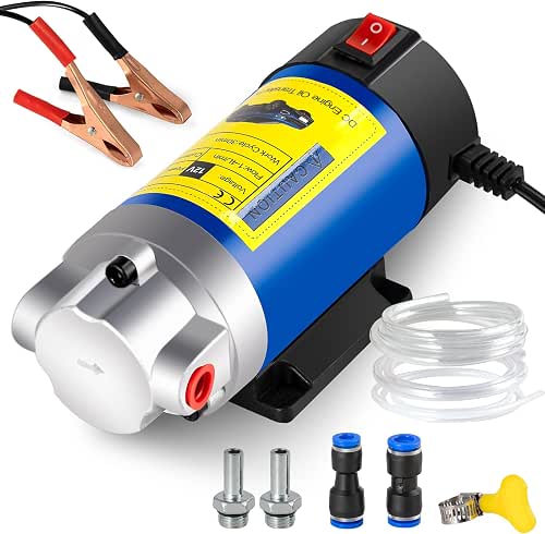 12V 100W Electric Oil Change Pump - Multi-Purpose Fluid Extractor