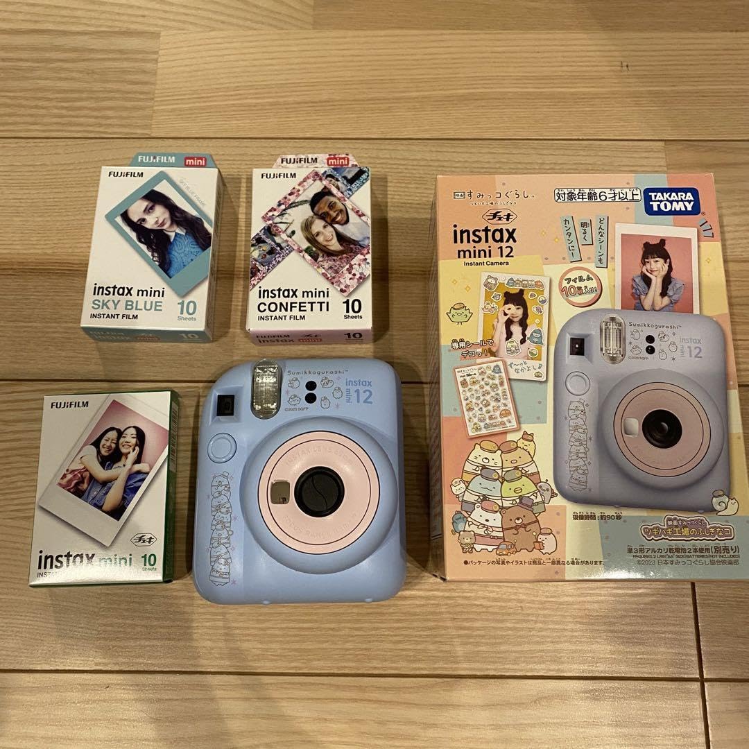 チェキ すみっコぐらし INSTAX mini12 3セット