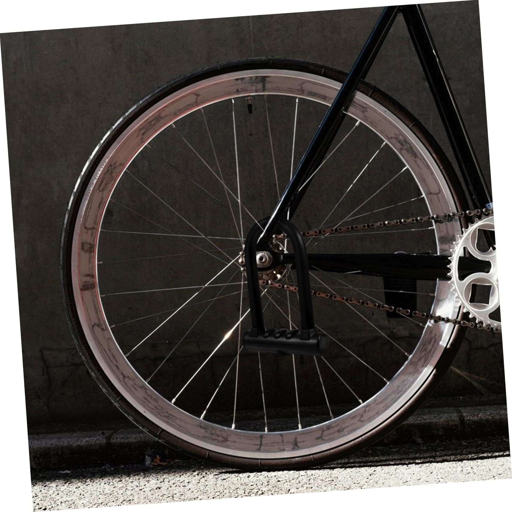 Lucchetto Per Bicicletta u in e Silicone Resistent Usura Adatto Mountain Bike Scooter Come Per Ciclisti