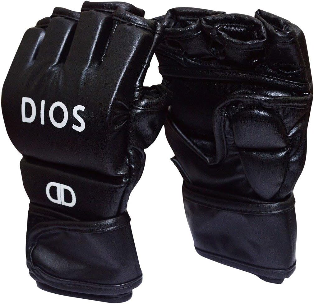 Dios Gladiator MMA Boxing Gloves Small/Medium- Black
