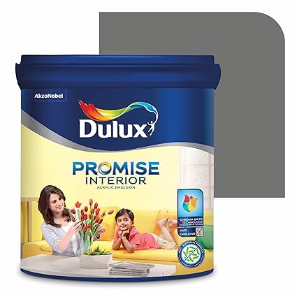 Dulux Promise Interior Emulsion Paint (10L, Tender Africa) | Brighter & Longer-Lasting Colors | Rich Finish | Chroma Brite Technology | Anti-Chalk | Water-Based Acrylic Paint