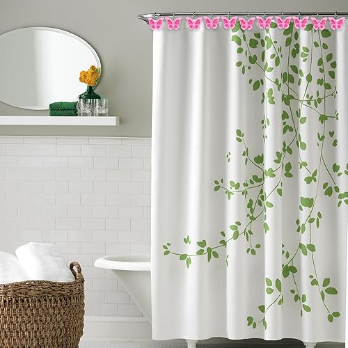 Miniatura 7 de AGPTEK Ganchos decorativos de mariposa para baño, habitación de bebé, dormitorio, sala de estar (rosa)