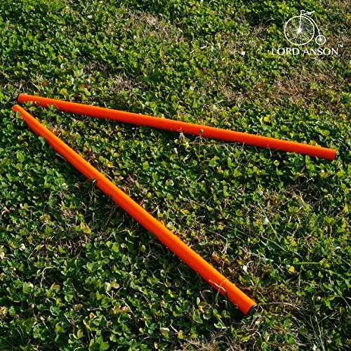 Lord Anson™ Dog Agility Hurdle Cone Set - Canine Agility Training Set - Obedience, Agility, And Rehabilitation - 8 Agility Cones And 4 Agility Rods #TOP6