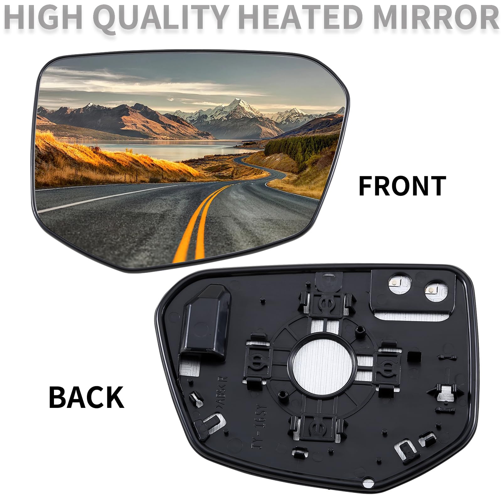 Passenger Side Power Mirror With Heat – Replacement For Crown Victoria, Grand Marquis