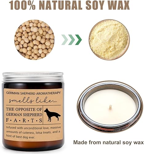 Miniatura 3 de Regalos de pastor alemán  Vela de pastor alemán  Divertido regalo de pastor alemán  Mamá de pastor alemán  Vela de pedo de perro  Regalo de perro