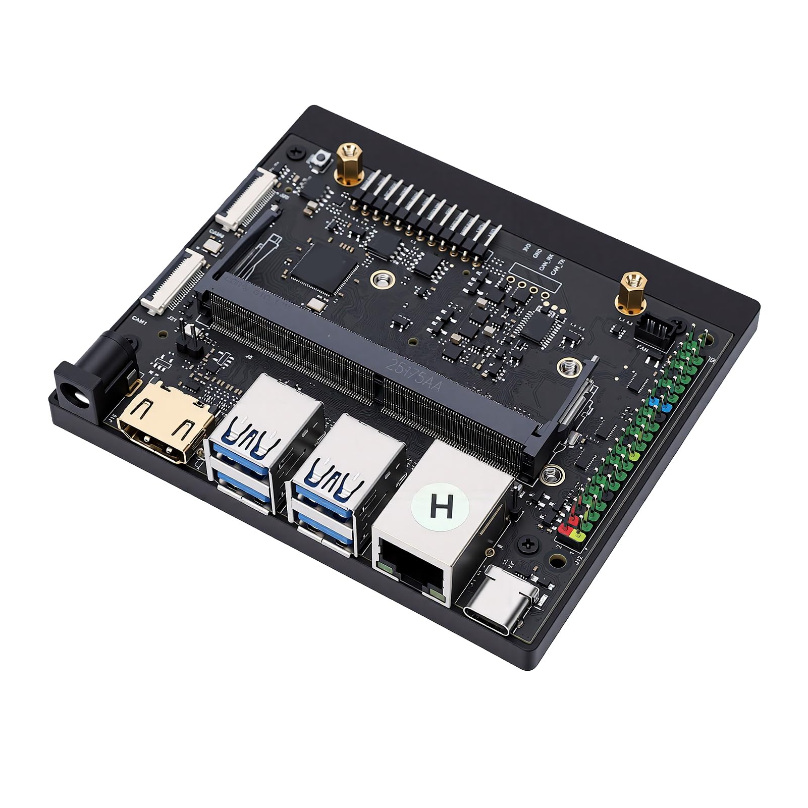 Generic Scheda di Sviluppo AI con connettività Estesa per Scheda PCB Super Carrier Orin NX, Potente Supporto per Applicazioni AI, Adatta a Ingegneri e Sviluppatori