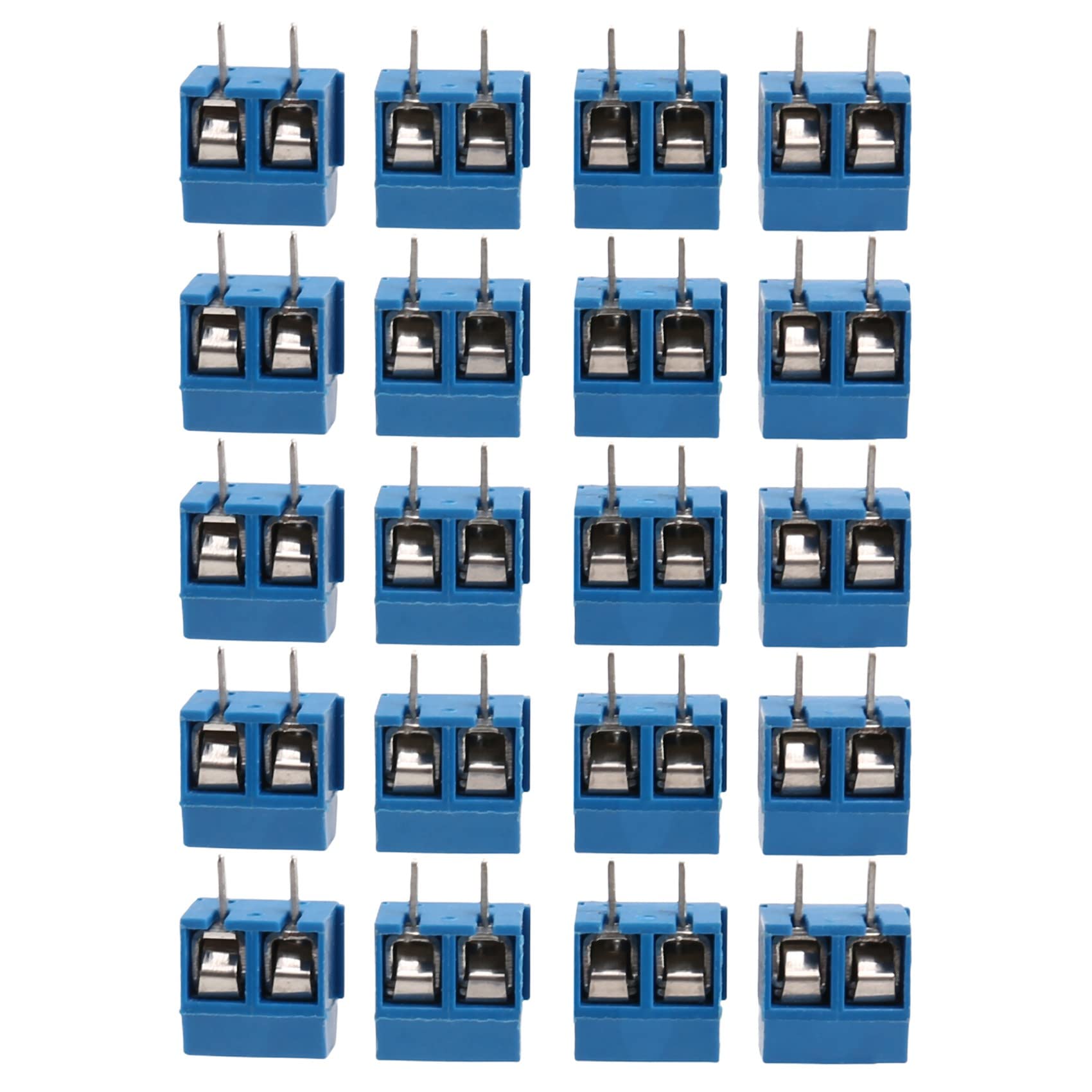 detee 2-Pin Terminal Block Connector 5.08mm Pitch Panel PCB