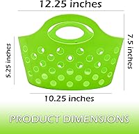 Vista 3 de Cesta multicolor surtida con asas 3ct