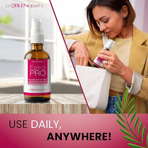 Miniatura 5 de ProBLEN - Spray oral de estrógeno y progesterona para el equilibrio hormonal y el cuidado de la menopausia, 1.0 fl oz, suplemento eficaz para la