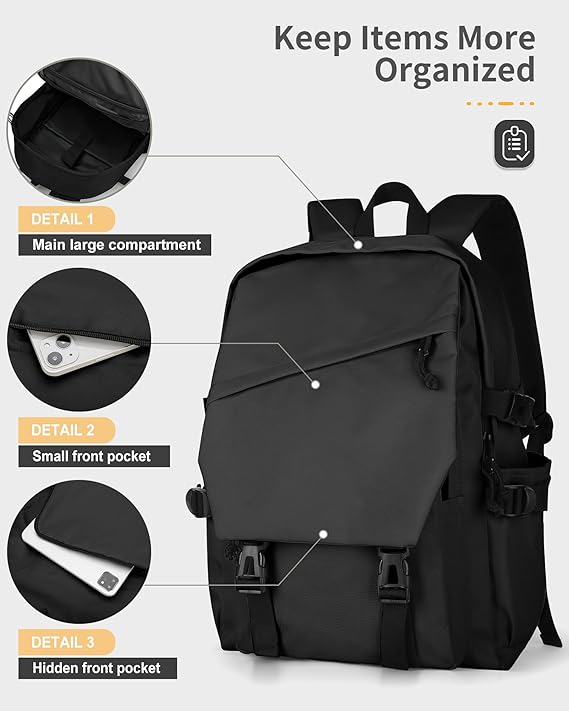 Cafele Business Rucksack TSA-kompatibel - Wasserdichter Laptoprucksack Mit USB-Anschluss