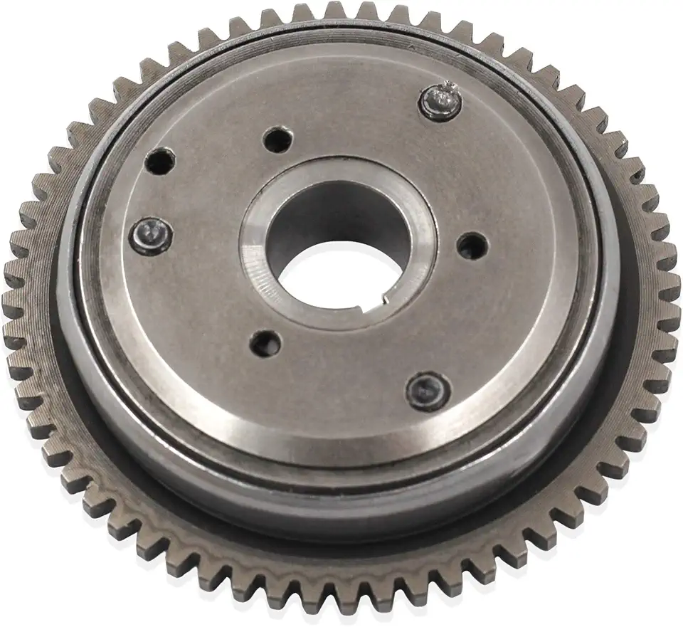 Trkimal Embreagem Sprag de acionador de partida primária para ciclomotor de scooter 4 tempos GY6-125CC/150CC 152QMI/157QMJ, ATV Go Kart e scooter de marca chinesa