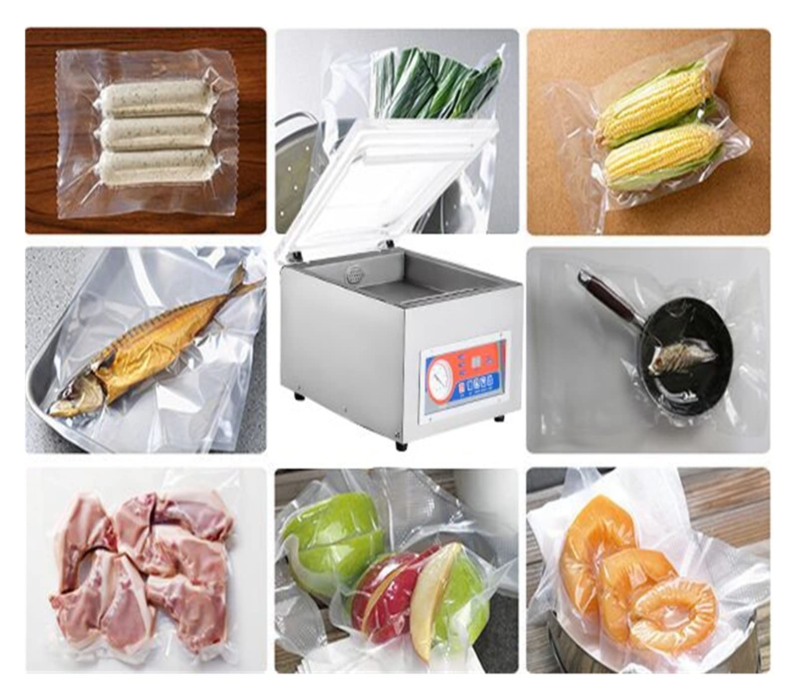 Machine à emballer sous Vide Alimentaire Scellant sous Vide Scellant numérique Machine à sceller Les Aliments Scellant d'emballage Frais for Aliments
