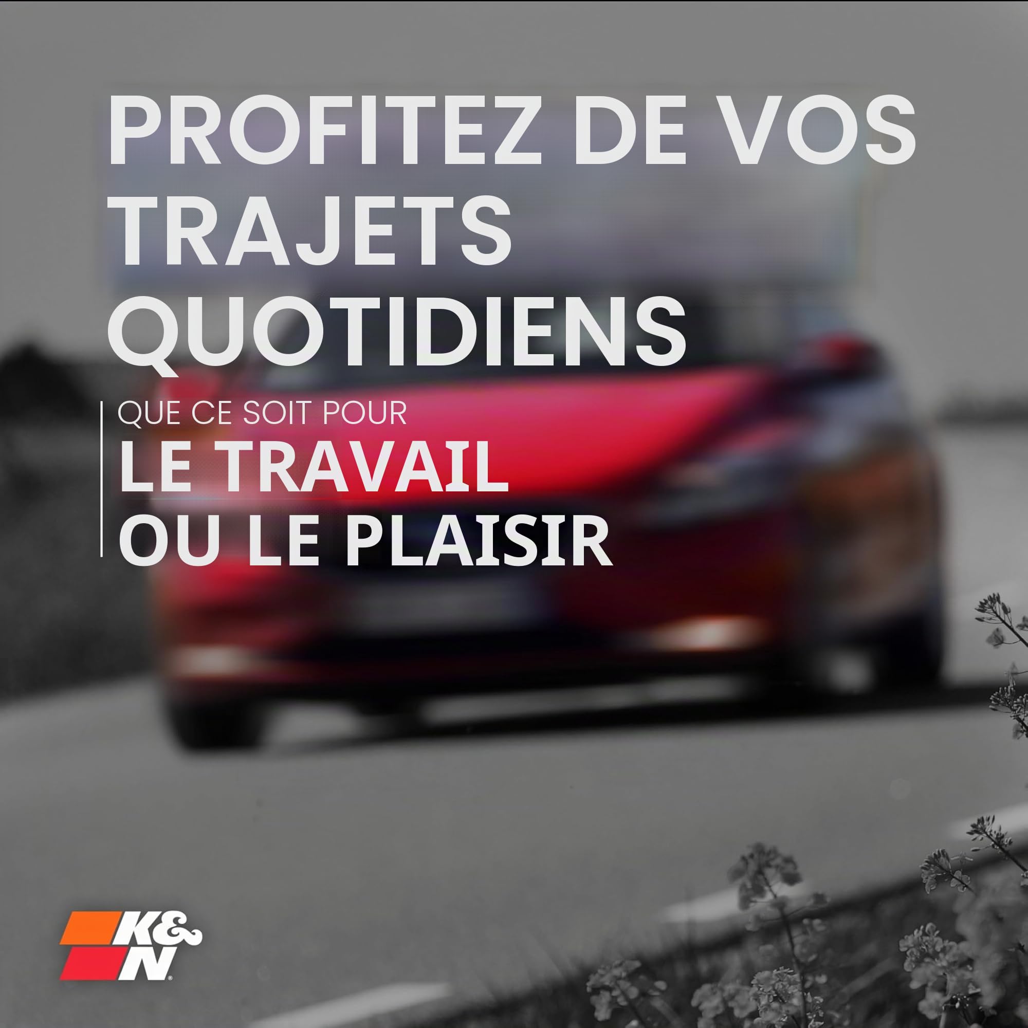 K&N Filtre à air de remplacement compatible avec Toyota GT86 2.0L H4 2012- (33-2300)