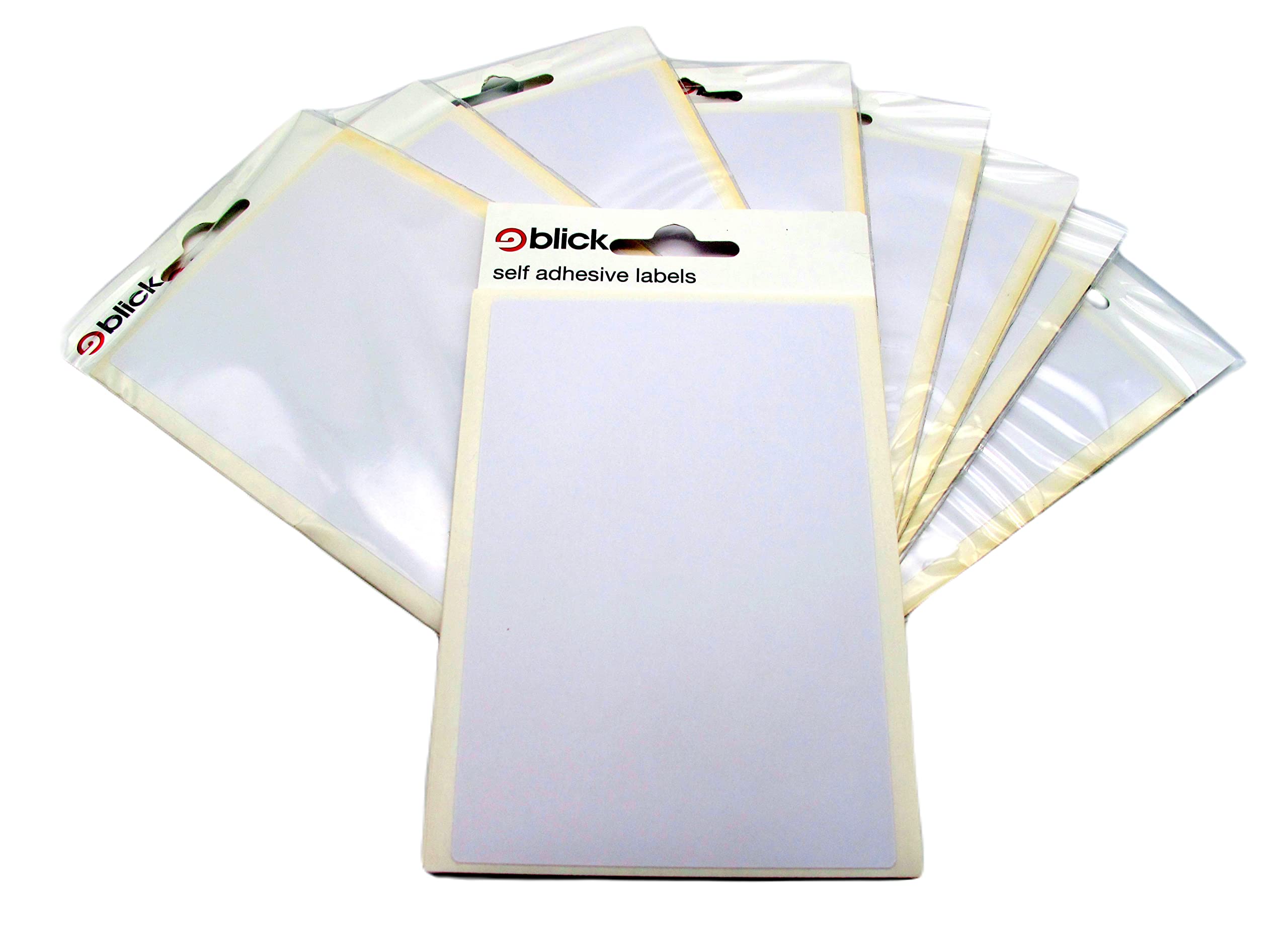 70 Large Sticky Address Labels - 80mm x 120mm - White - Easy Peel Self Adhesive Rectangular Stickers