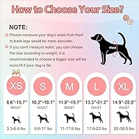 Vista 2 de Ambreview Pañales Desechables para Perras, Solo Póntelos, Pañales para Perras Hembras, Fuerte Absorción A Prueba de Fugas, para Perras en Celo