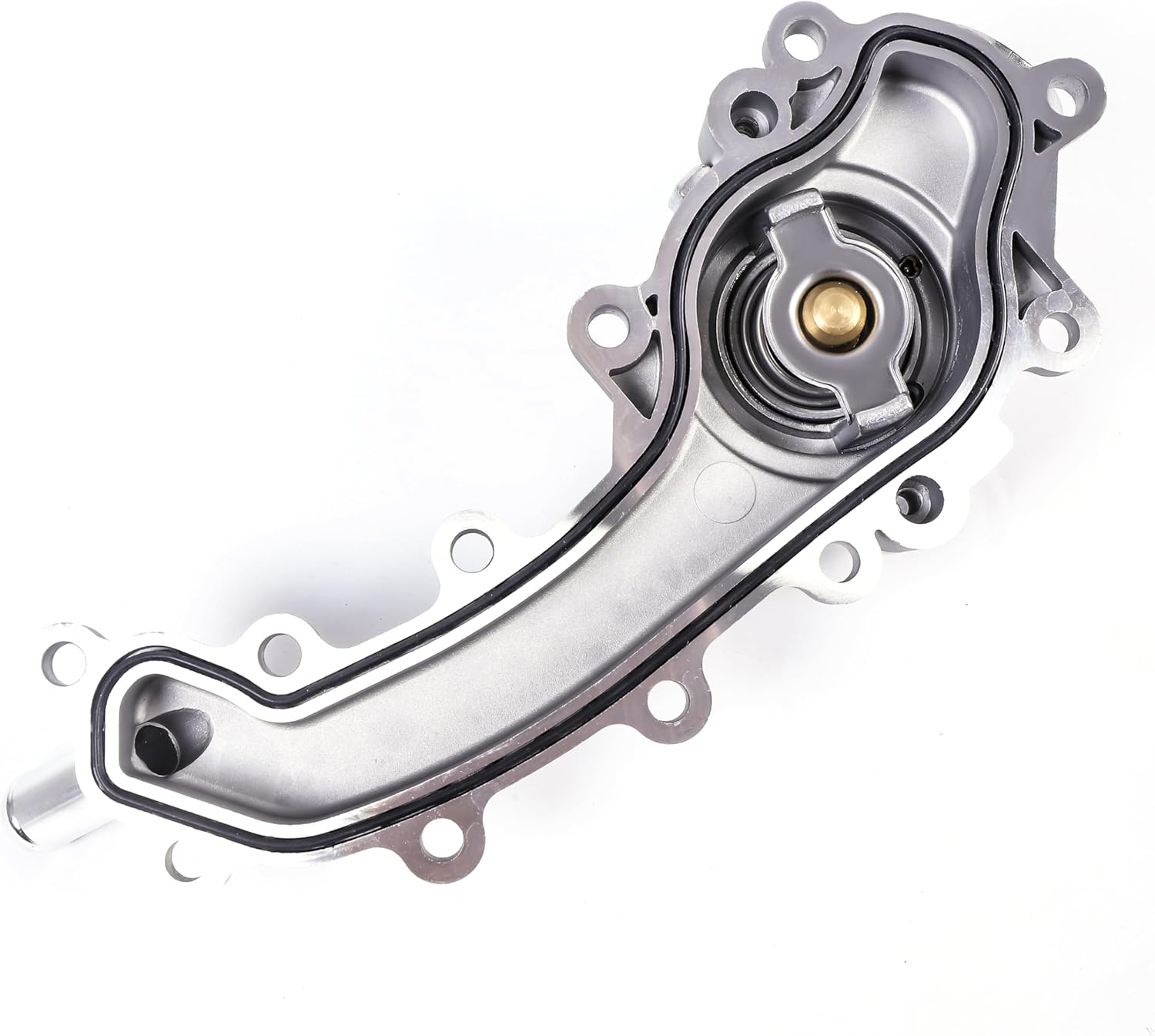 Mr Fix Aluminium Thermostat Housing & Thermostat Compatible for Dodge Durango Jeep Grand Cherokee Wrangler 3.6L, Metal