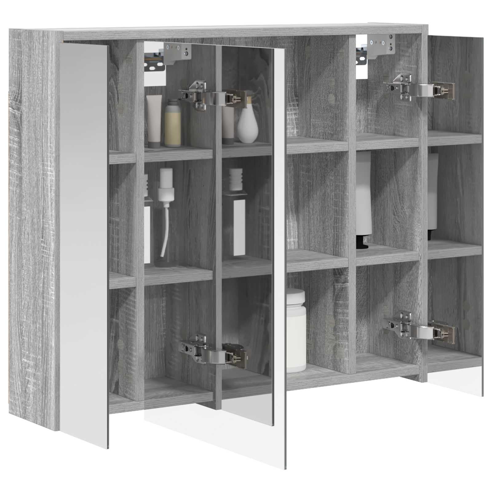 Espejo de baño gris Sonoma 73,5 x 16 x 62,5 cm