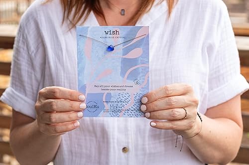 Miniatura 4 de SoulKu Soul Shine Handmade Necklace, Empowering Jewelry With Healing Crystal, Inspirational Jewelry For Women, Mom & Sister, 2" Extender With