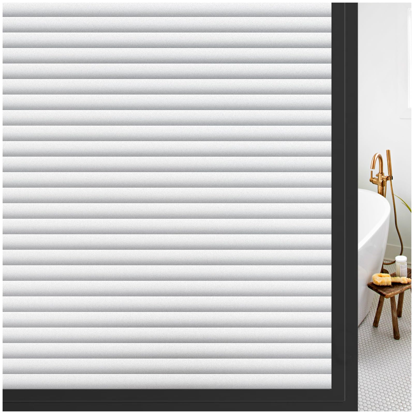 rabbitgoo Fensterfolie Milchglasfolie Sichtschutzfolie Selbstklebend Folie Fenster Scheibenfolie Blickdicht Schutzfolie Matt Für Bad Büro Wohnzimmer